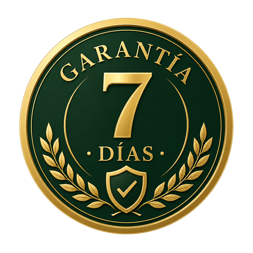 Sello de garantía incondicional de 7 días